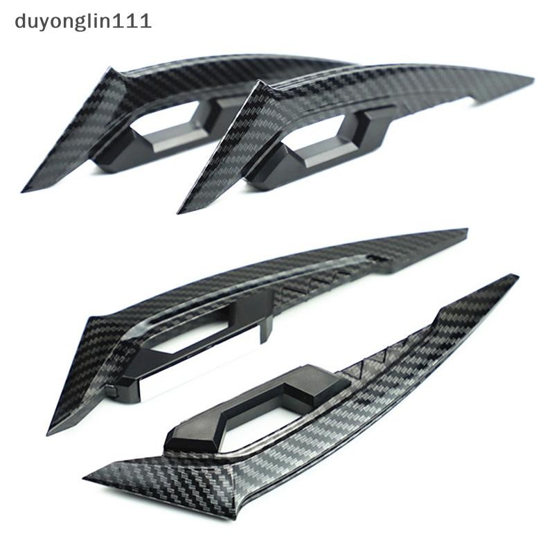 (duyonglin111) 1 Par De Winglets De Motocicleta Spoiler Lateral Dianteiro Conjunto De Asa Aerodinâmica Para Acessórios D