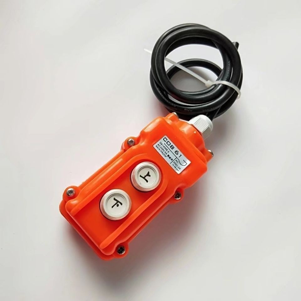 2.1 COB-61 Operação de controle de condução Lidar com interruptor de botão de guindaste para cima e para baixo Elevação