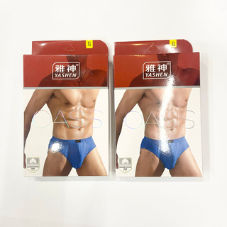 Yashen novo estilo roupa interior masculina puro algodão antibacteriano virilha meados de cintura Briefs masculino confo