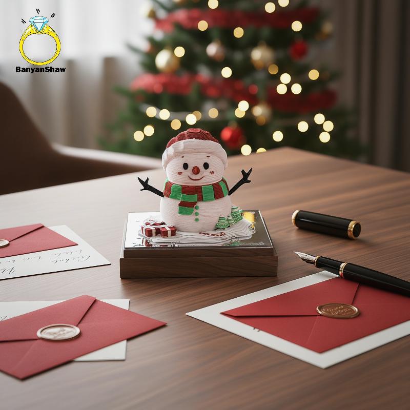 [BANY] Calendário De Peça De Tempo 2027 Mesa 3D Rasgável Escultura Em Papel Arte Bloco De Notas Decoração De Natal Bom