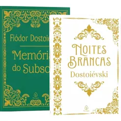 Kit 2 Livros | Noites Brancas + Memórias do subsolo | Capa Luxo Premium | Fiódor Dostoiévski