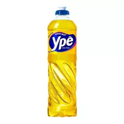 Detergente Líquido Ypê Lava Louças Neutro 500ml Embalagem com 24 Unidades