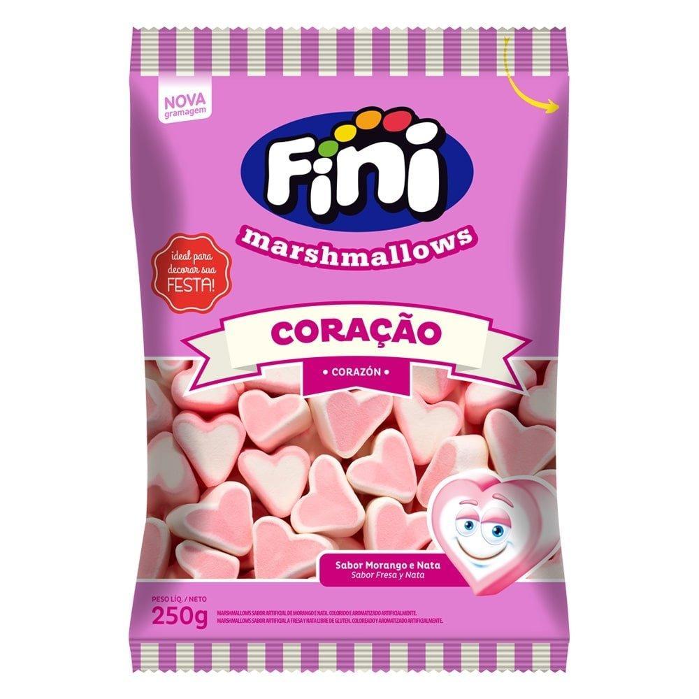 Marshmallow Fini Coração 250g