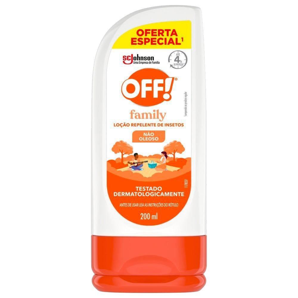 Repelente de Insetos Off! Loção Family 200ml