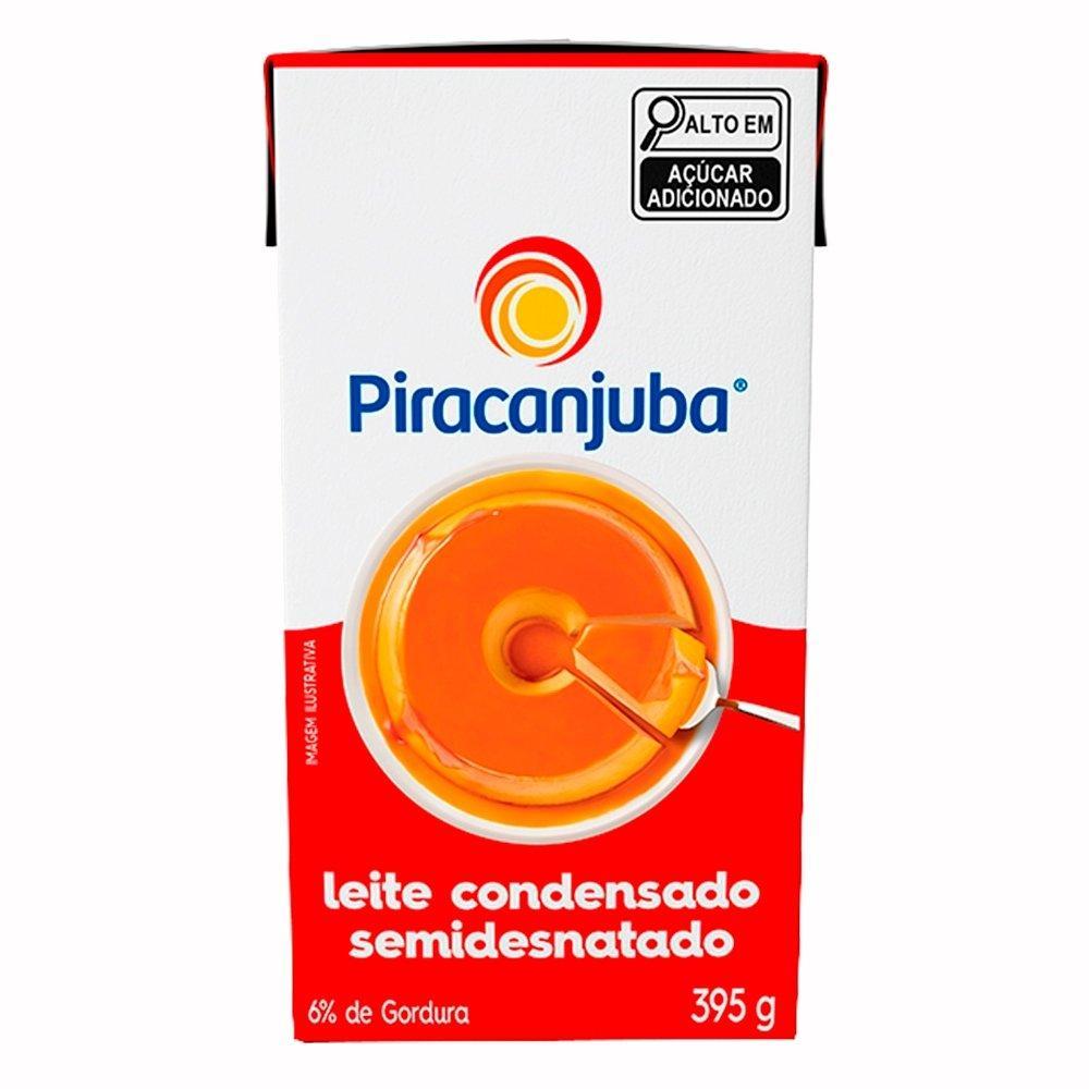 Leite Condensado Semidesnatado Piracanjuba 395g Embalagem com 27 Unidades - 6% de gordura