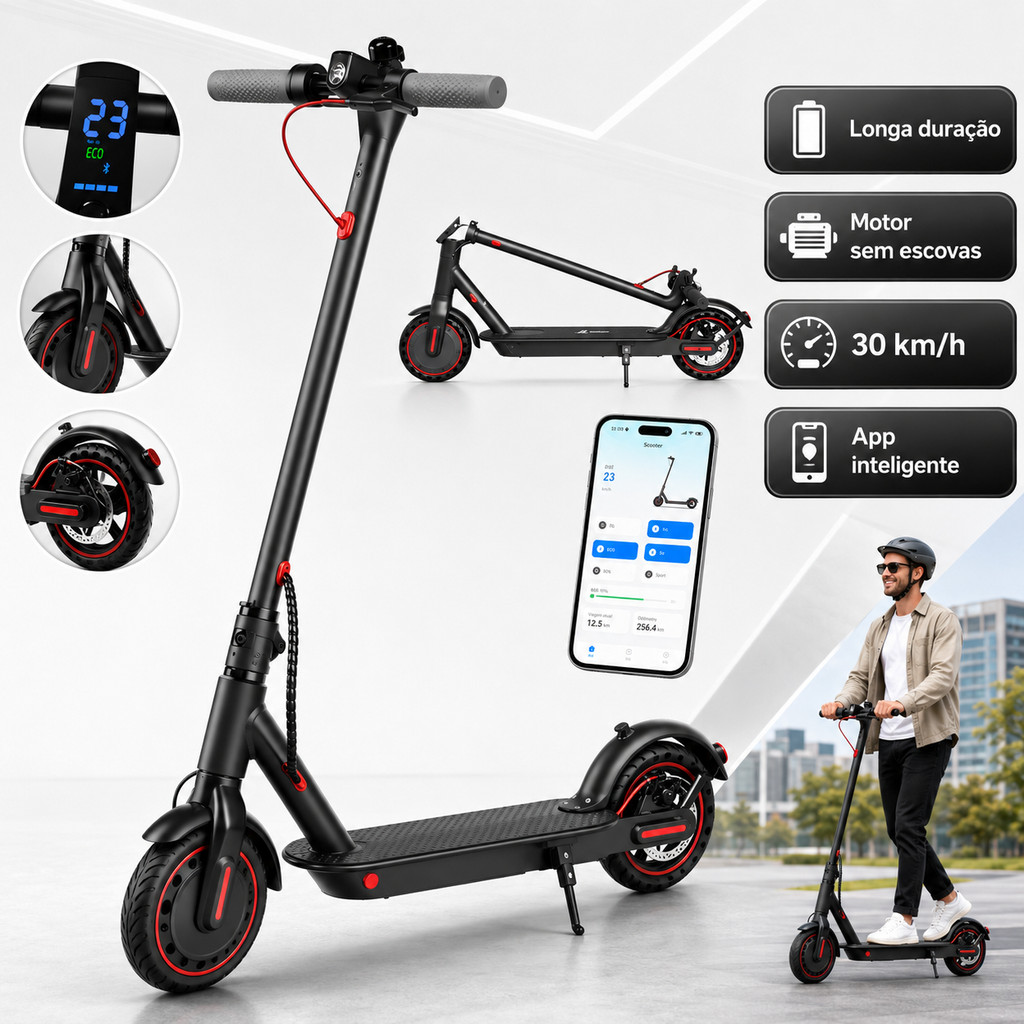 Patinete Elétrico Adulto 350W - Até 120kg