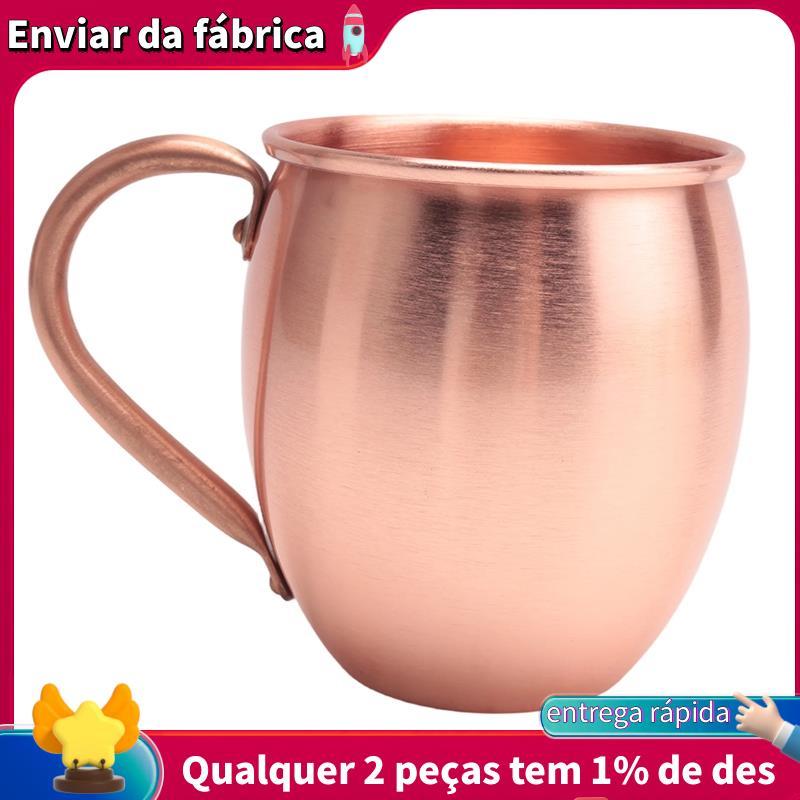530ML 100 % Caneca De Cobre Puro Tambor Copo Cocktail Restaurante Bar De Bebida Fria , B