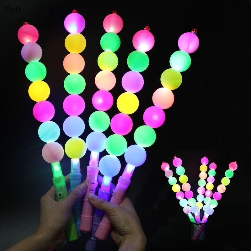 [Fel] 1 Pcs LED Brilhante Colorido Cabaça De Açúcar Fluorescente Sti Glow Light Stis Concert Cheer Adereços Equipamento