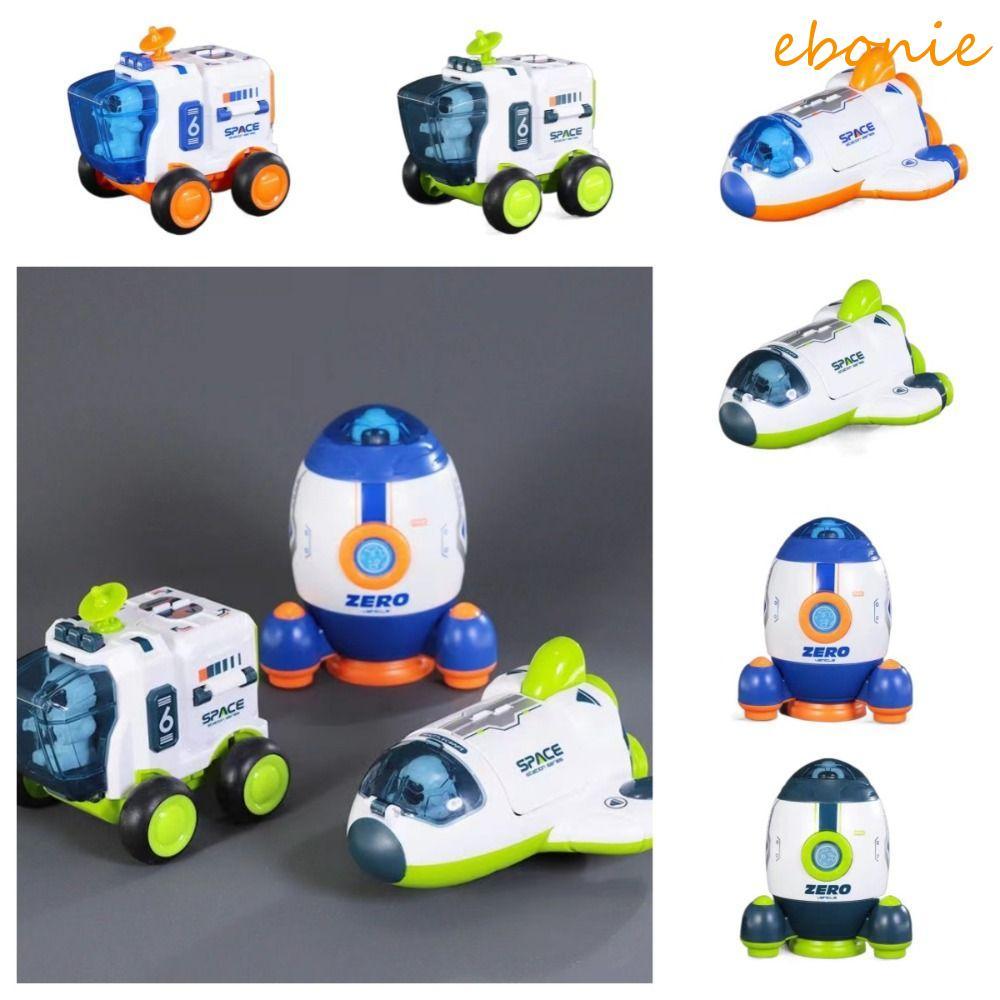 Brinquedos De Exploração Espacial EBONIE , Brinquedo De Carro De Inércia De Foguete De Nave , Astronauta De Avião Destac
