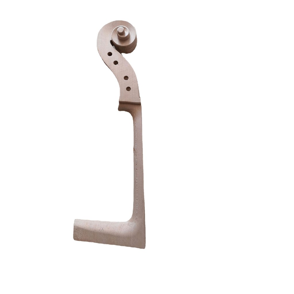 Cabeçote de violoncelo em branco, excelente.