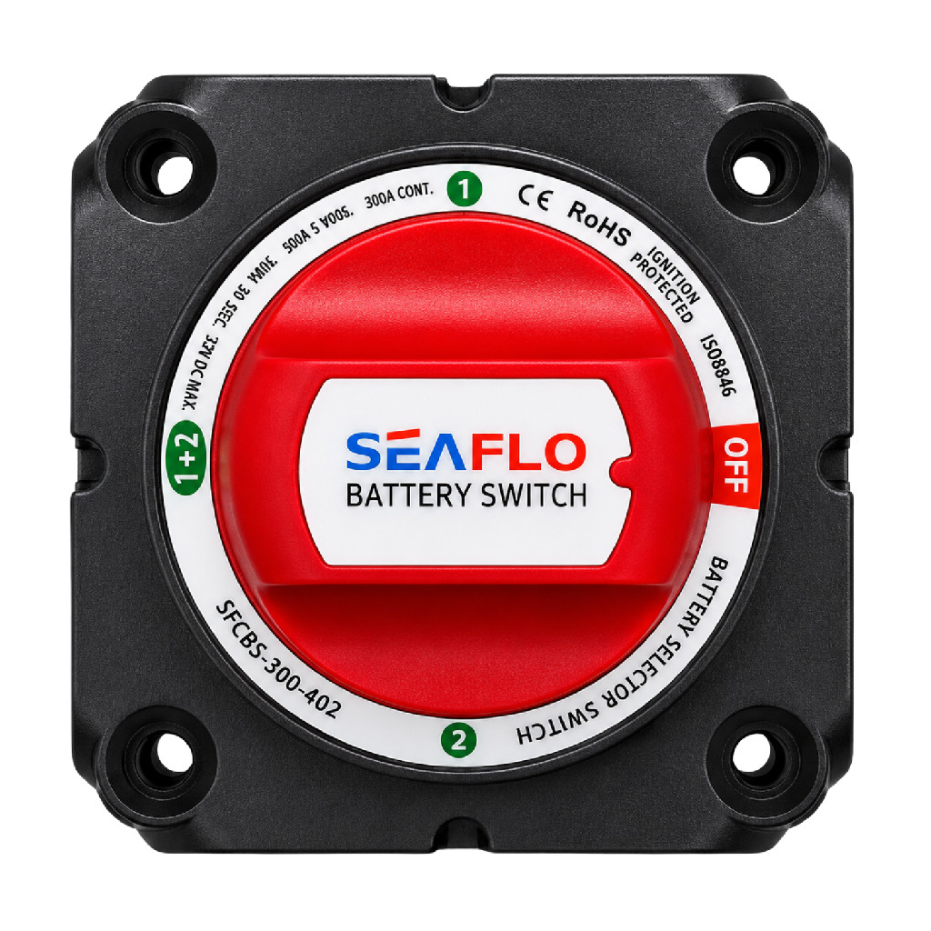Chave Geral P/2 Bateria Marinizada 12/24/32v 300a 4 Posição