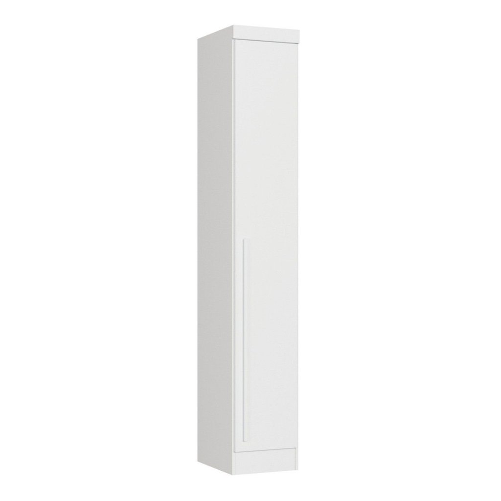 Guarda-Roupa Modulado 1 Porta Infinity Branco/Line Branco Line