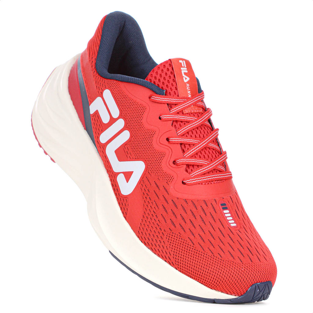 Tênis Fila Comet 2 Vermelho Marinho e Cinza - Masculino
