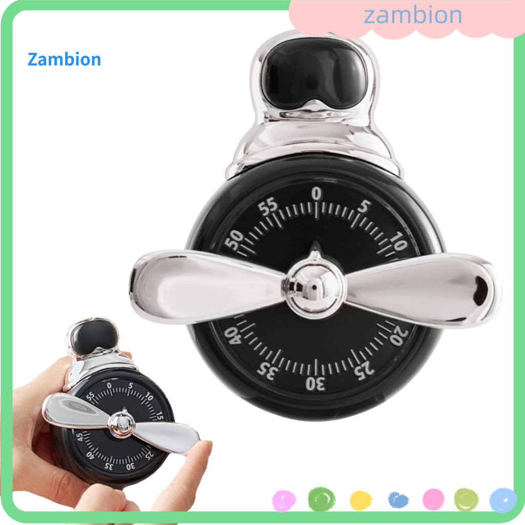 Timer Mechanical Fridge Magnetic Kitchen Battery-free Retro Alarm Clock Cooking Baking Countdown Tool – Easy-to-use Du