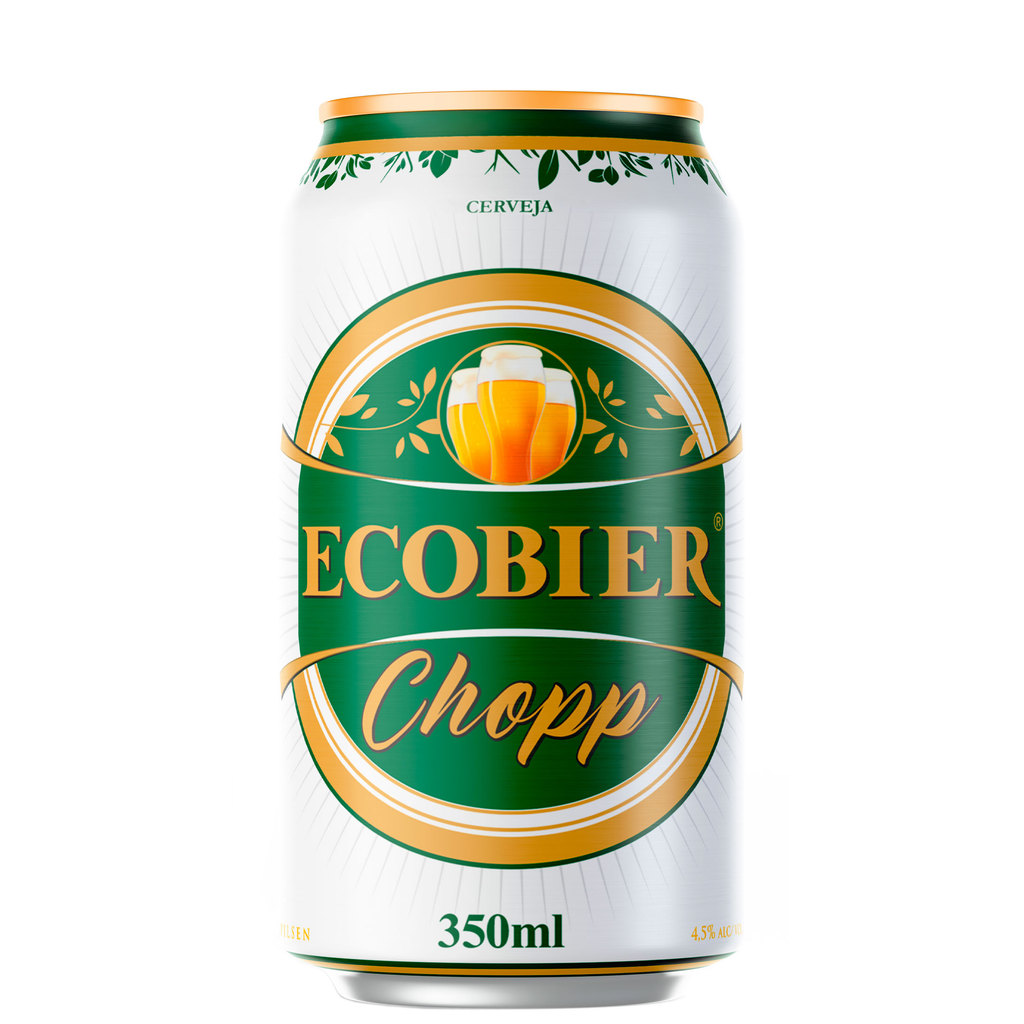 Cerveja Chopp Claro Ecobier Lata 350ml