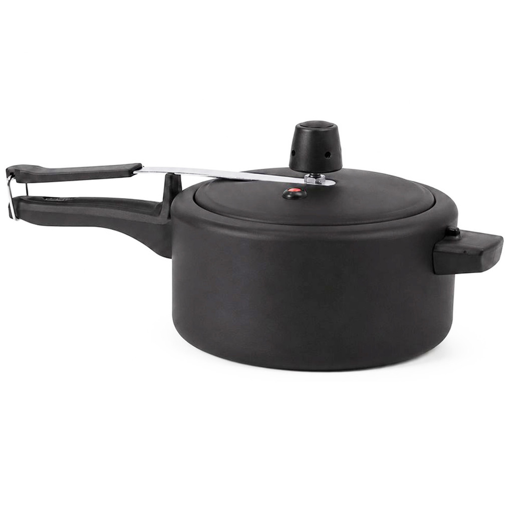 Panela de Pressão 3L Brinox Ceramic Life Vapt Antiaderente Preta