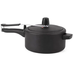 Panela de Pressão 3L Brinox Ceramic Life Vapt Antiaderente Preta