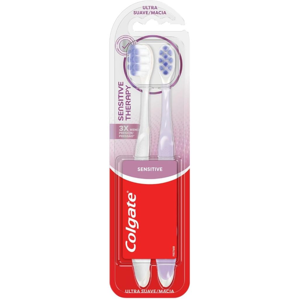 Pack Escova Dental Colgate Sensitive Therapy Ultra Macia Com 2 Unidades