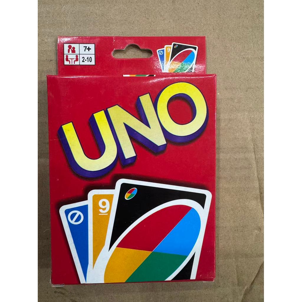 Baralho Uno Original Jogo de Cartas Família Diversão para 2-10 Pessoas Idade 7+ Festa Viagem