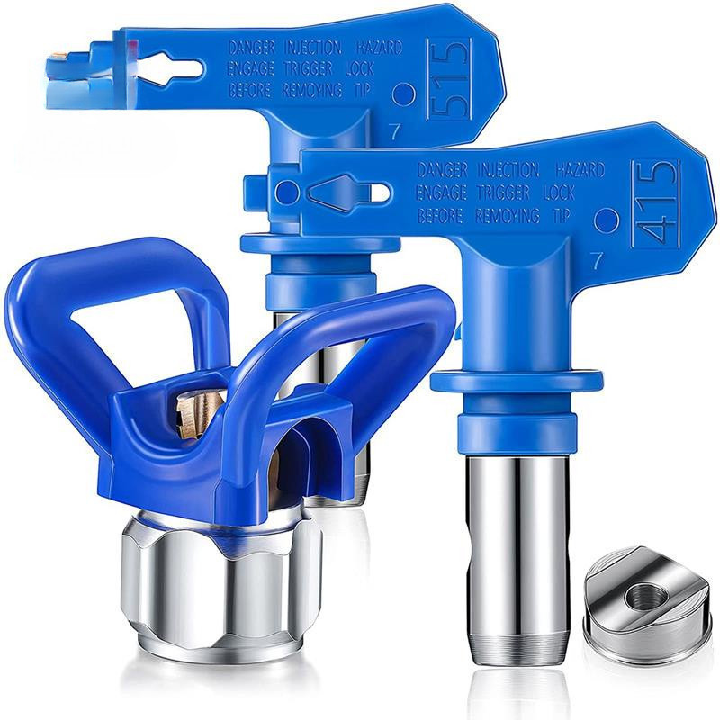 3 Pc 415/515 Dicas De Spray Sem Ar Pintura Pulverizador Ponta Guarda Bico De Substituição Do Assento Para Airless Da