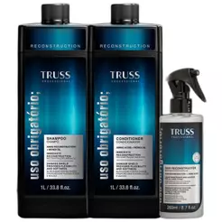 Kit TRUSS Uso Obrigatório Hair Reconstruction (3 Produtos)