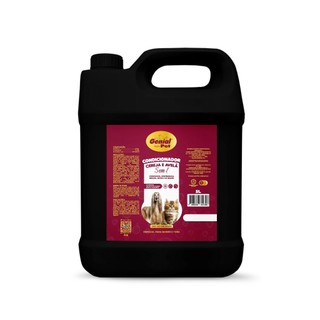 Condicionador Desembaraçador 5 em 1 Neutro Cereja e Avelã Para Cachorro Cães e Gatos Genial Pet 5L