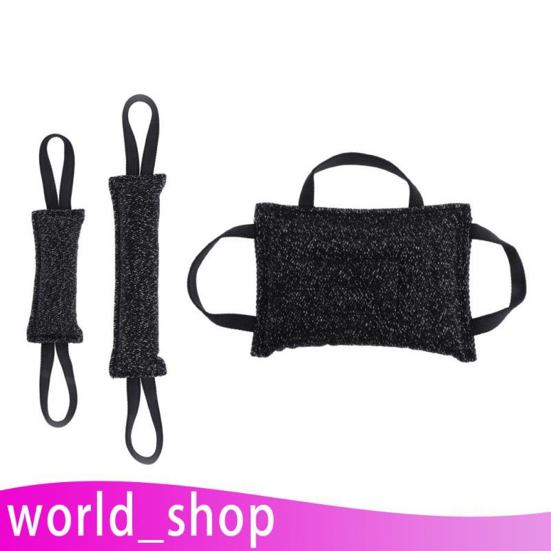 [World_shop] Brinquedos De Rebocador De Mordida Para Treinamento De Cães De Estimação Com Alça Brincar De Mastigar Anima