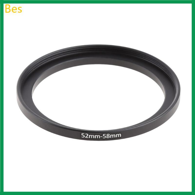 Bes Universal Metal Step Up Anéis Adaptador De Lente De Alumínio Filtro 52mm-58mm Fotografia