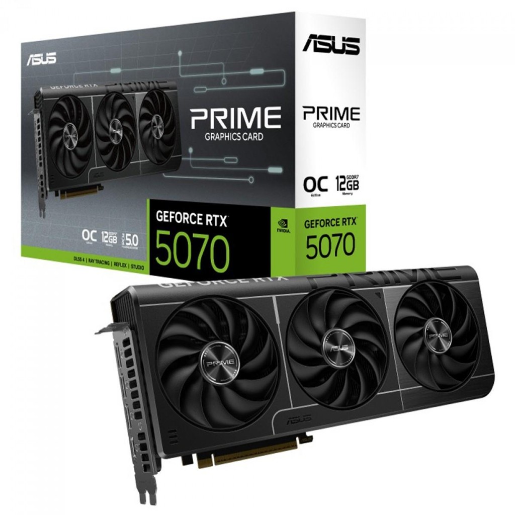 Placa de Vídeo Asus Prime GeForce RTX 5070 OC 12GB