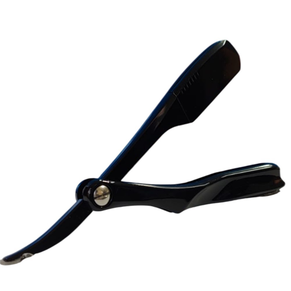 Navalhete para Barba e Cabelos De Pressão Premium Luxo Preta cod 1007 em Oferta na Shopee