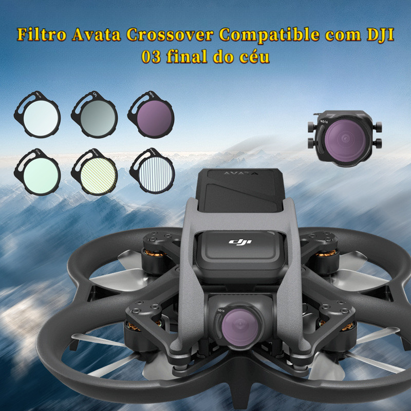 Terminal de Céu DJI O3 Crossover Avata NDUV Filtro Cp Acessórios de drones---&&&*&
