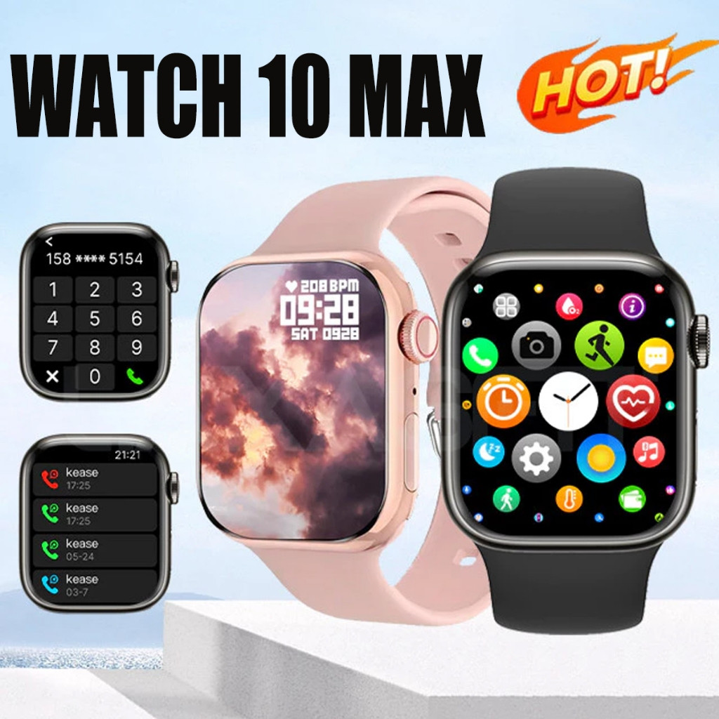 2025 Smartwatch Relogio Inteligente Relógio 10 max Chamadas Esportes Masculino Feminino Android IOS