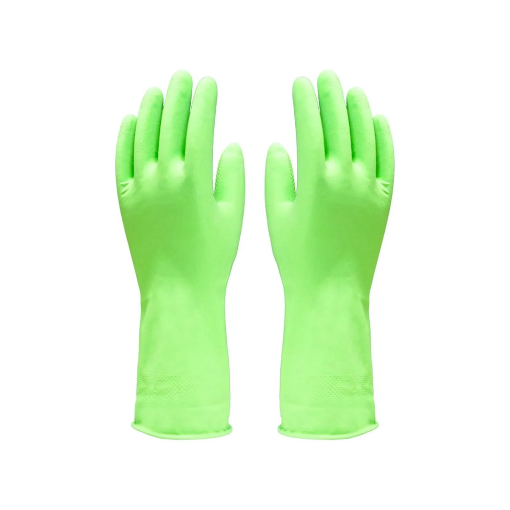 Luva Latex Verniz Silver Verde G9 9'' Luva Impermeável Imbat