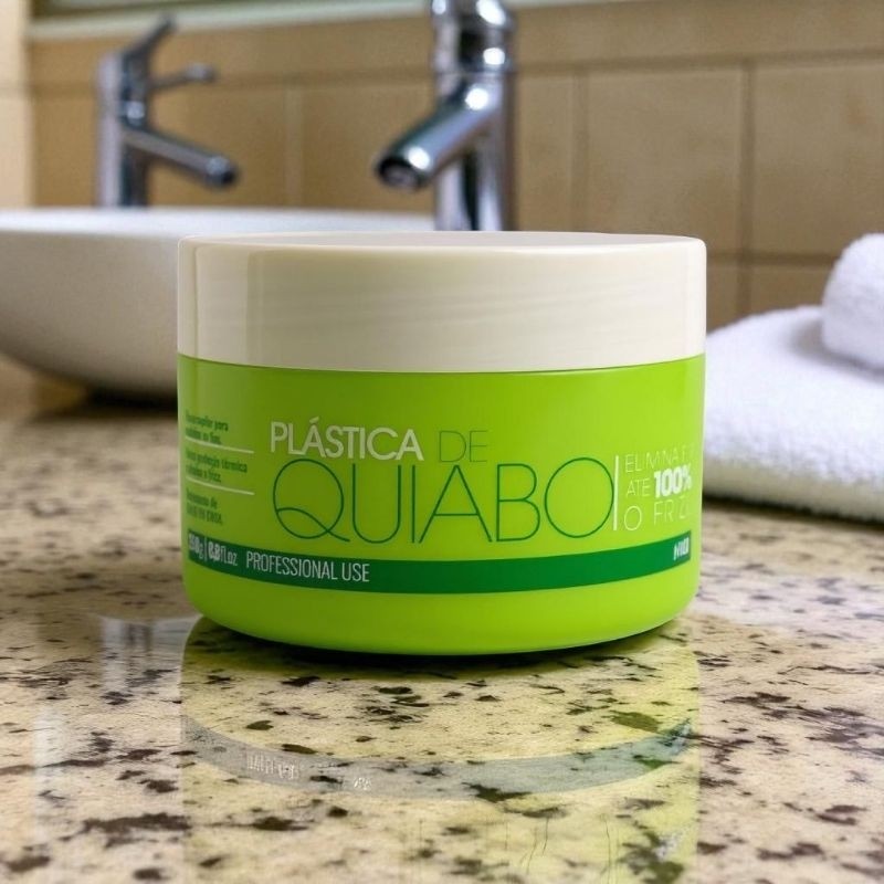 Botox Capilar Plástica De Quiabo 250g Glatten Profissional