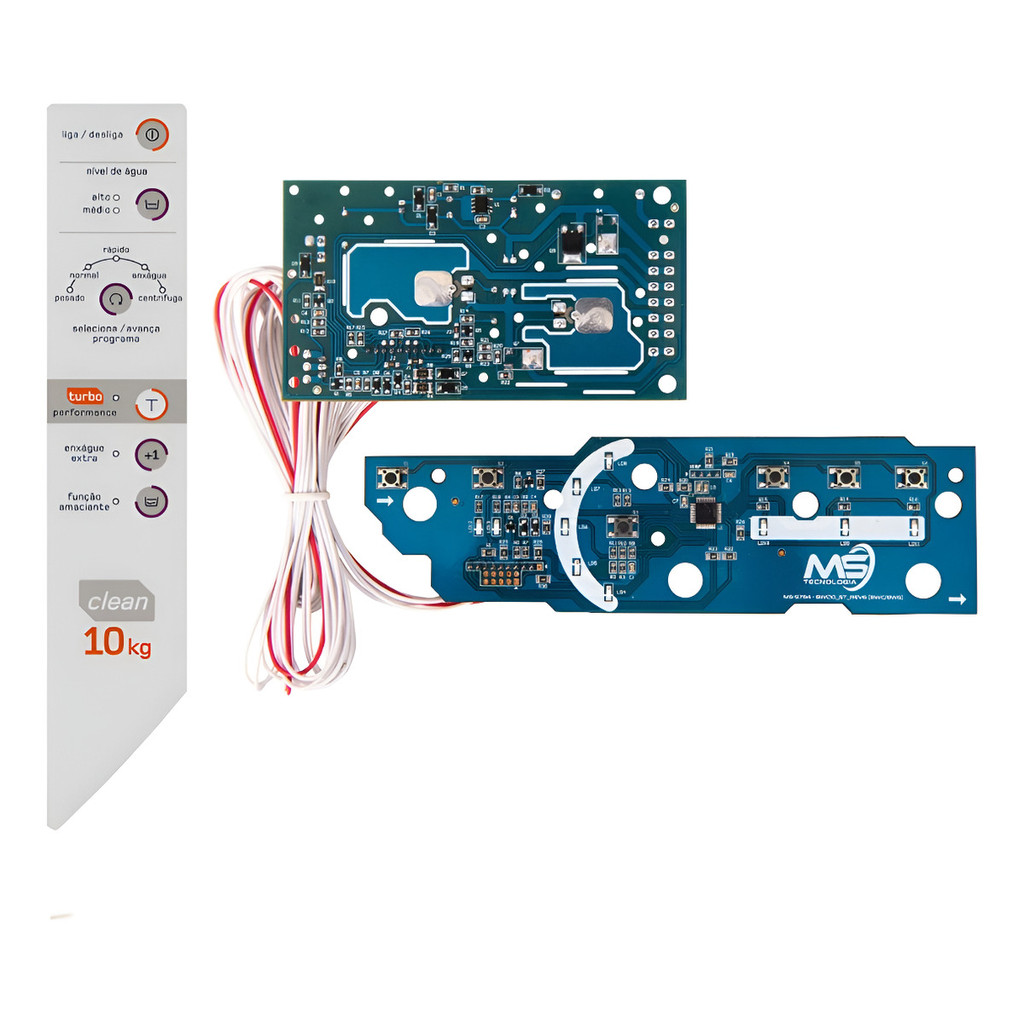 Placa Potencia E Adesivo Lavadora Brastemp Bwc10 W10605809