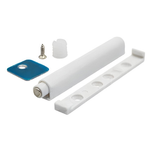 4x Pistão Fecho Toque Tip-on Sobrepor Magnetico Branco