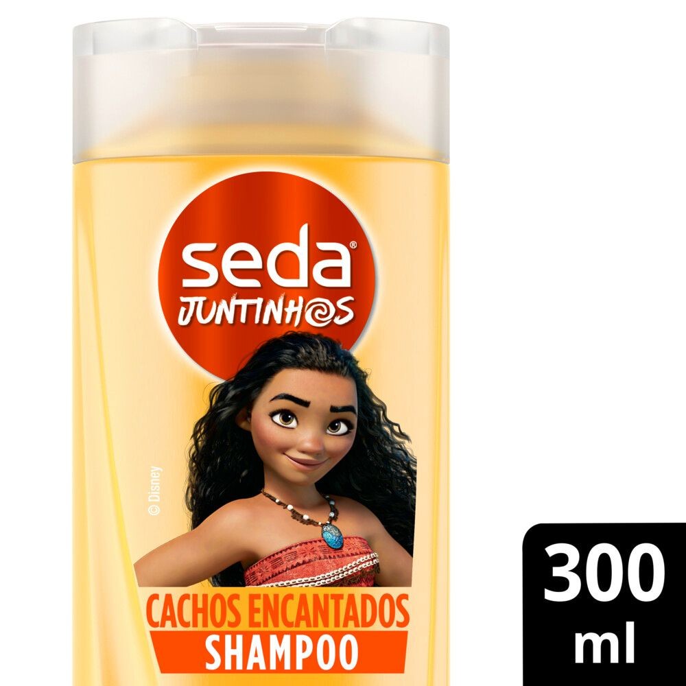 Shampoo Infantil Seda Juntinhos Moana Cachos Encantados 300ml em Oferta na Shopee