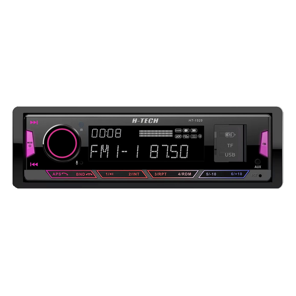 Rádio Automotivo H-tech Ht-1525 Mp3 Usb Sd Aux Bt