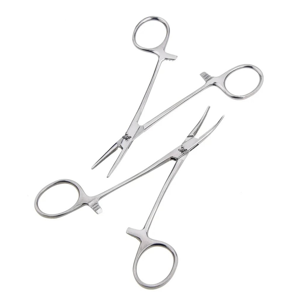 Pinça Mosquito Hemostática 12cm Halstead Aço Inox