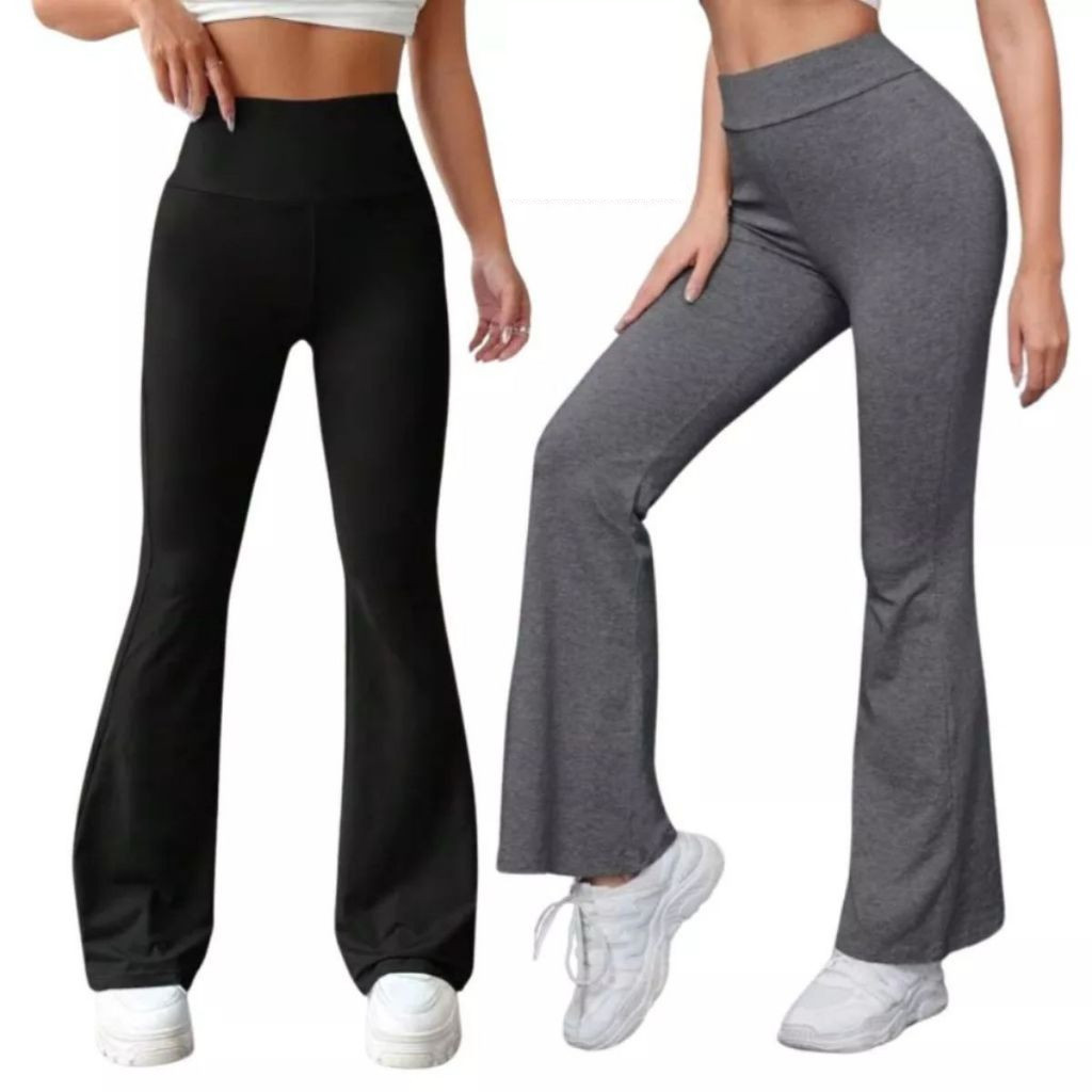 Calça Legging Bailarina Flare Modela bumbum Cintura Alta Promoção do P ao GG