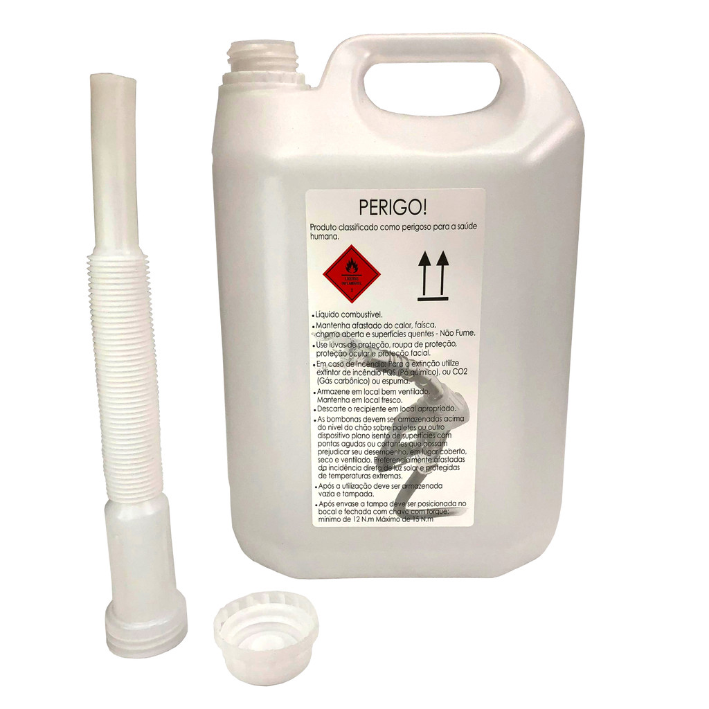 Galão Emergência 5L Com Marcação Bombona Gasolina Etanol Combustível Inmetro em Oferta na Shopee