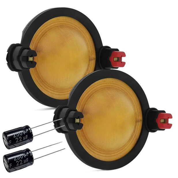 Kit 02 Reparos Paralelo Permak P/ Driver D250 Trio + Capacitores 22Uf x 250v