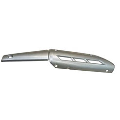 PROTETOR ESCAPAMENTO PLASMOTO PRATA YAMAHA FACTOR 125 2009 A 2014