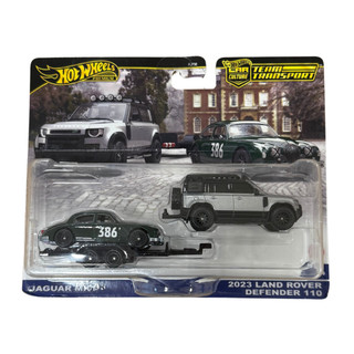 Hot Wheels Team Transport Land Rover Defender 110 Jaguar MK1