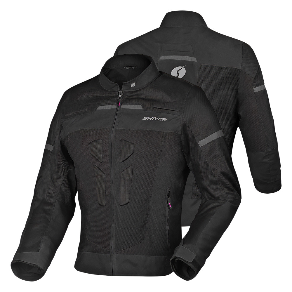 Jaqueta Vent Shiver Com Proteção Feminina Motociclista Motoqueira