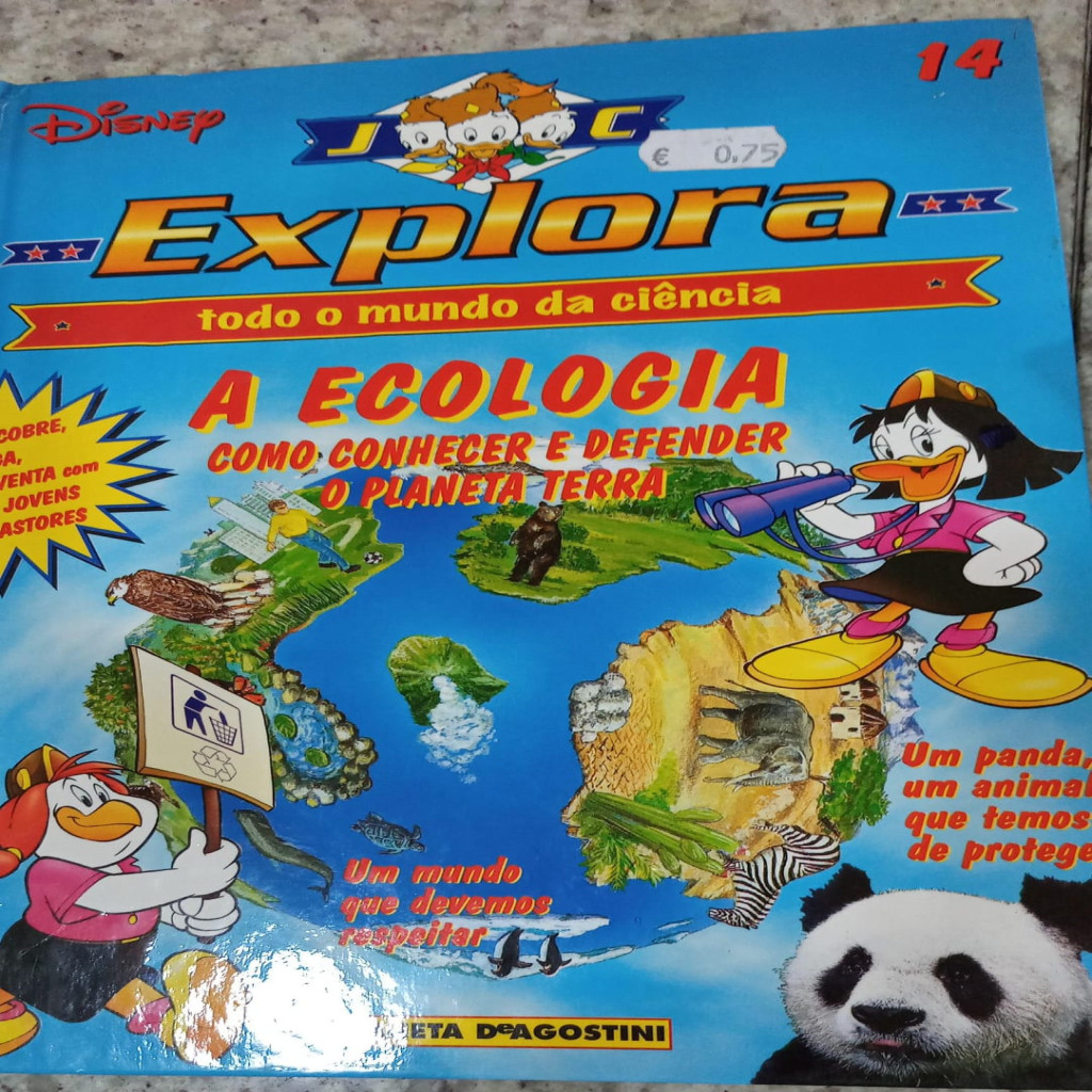 Explora / Todo Mundo da Ciencia / VOL 14 / A Ecologia / Como Conhecer de Defender o Planeta Terra autor walt disney