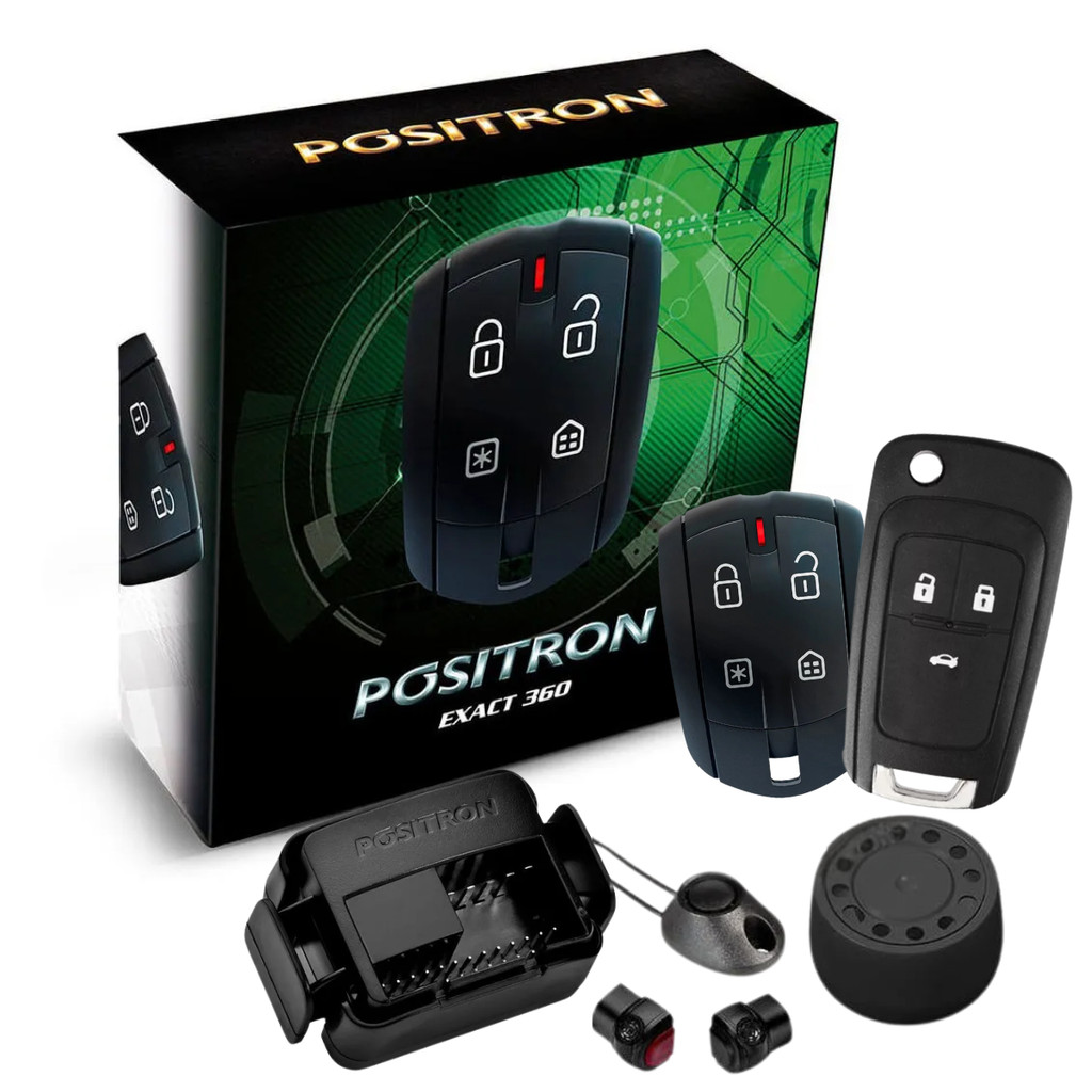 Alarme Automotivo Positron Exact Ex 360 + Chave Canivete Gm