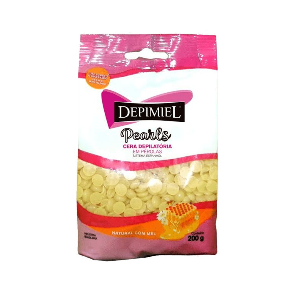 Cera Depilatória Depimiel Natural 200g em Oferta na Shopee