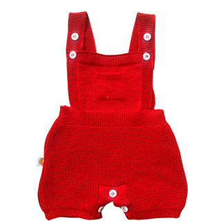 Macacão Jardineira Romper  Unissex de Tricot para Bebê - Estilo Romper menino e menina em Oferta na Shopee
