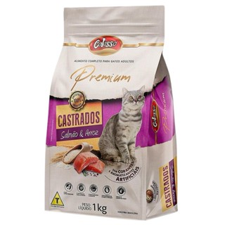 Ração Colosso Premium Gato Castrado 1 Kg Salmão em Oferta na Shopee